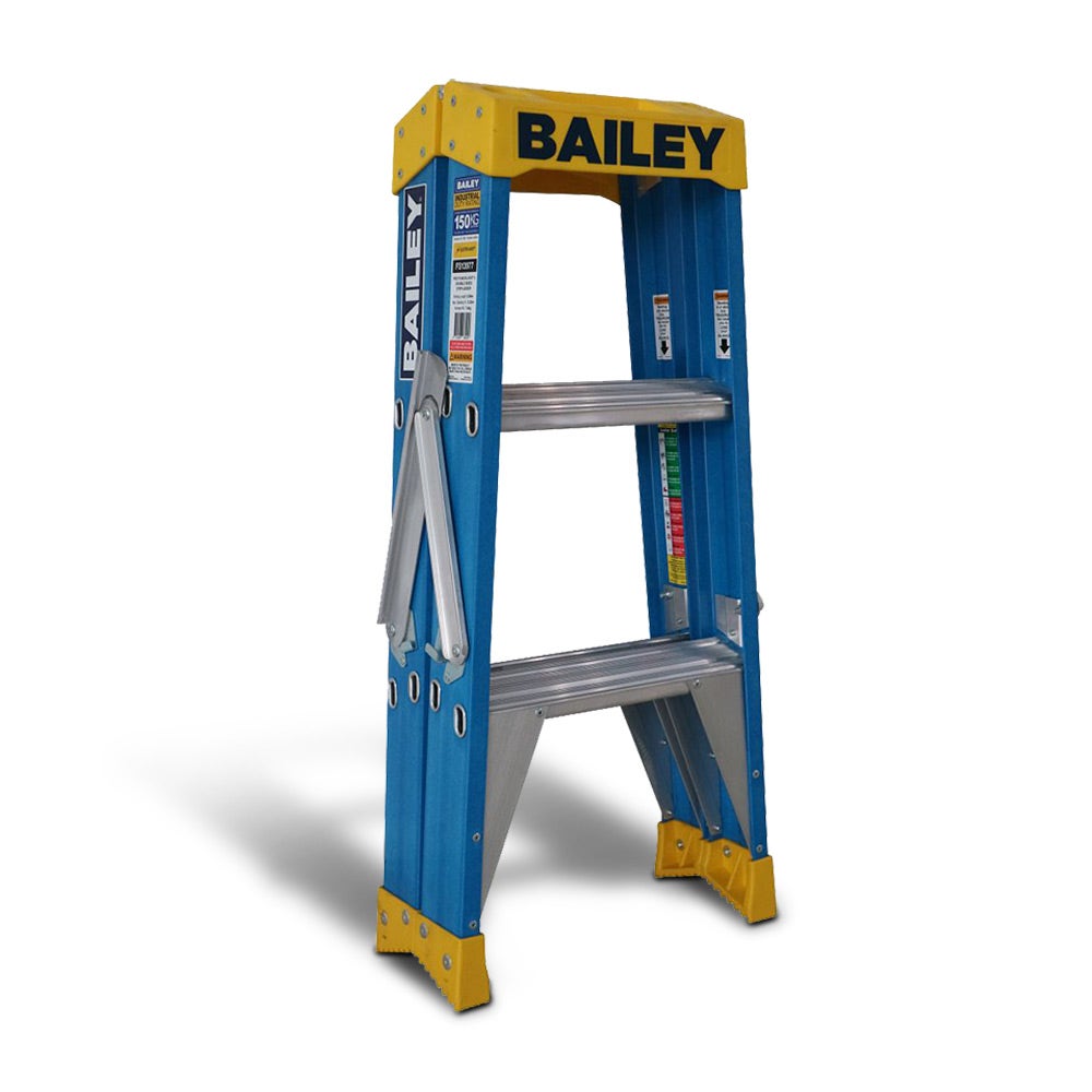 BAILEY 0.9m 150kg Step 3 Pro Fibreglass Double Sided Ladder FS13977