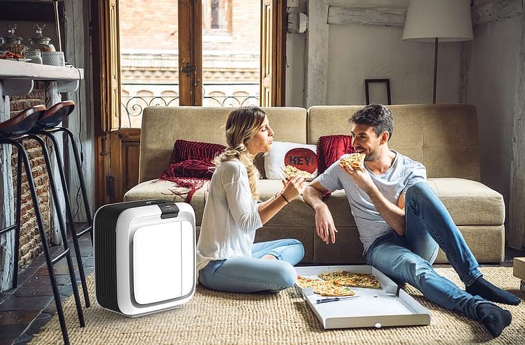 BONECO Hybrid Humidifier & Air Purifier H700-10L - 150m² / 375m³ - HEPA Filter - Energy Saving - Quiet - App Control/Measurement/Timer - Auto Modes - Aroma - Dishwasher Safe Components, White