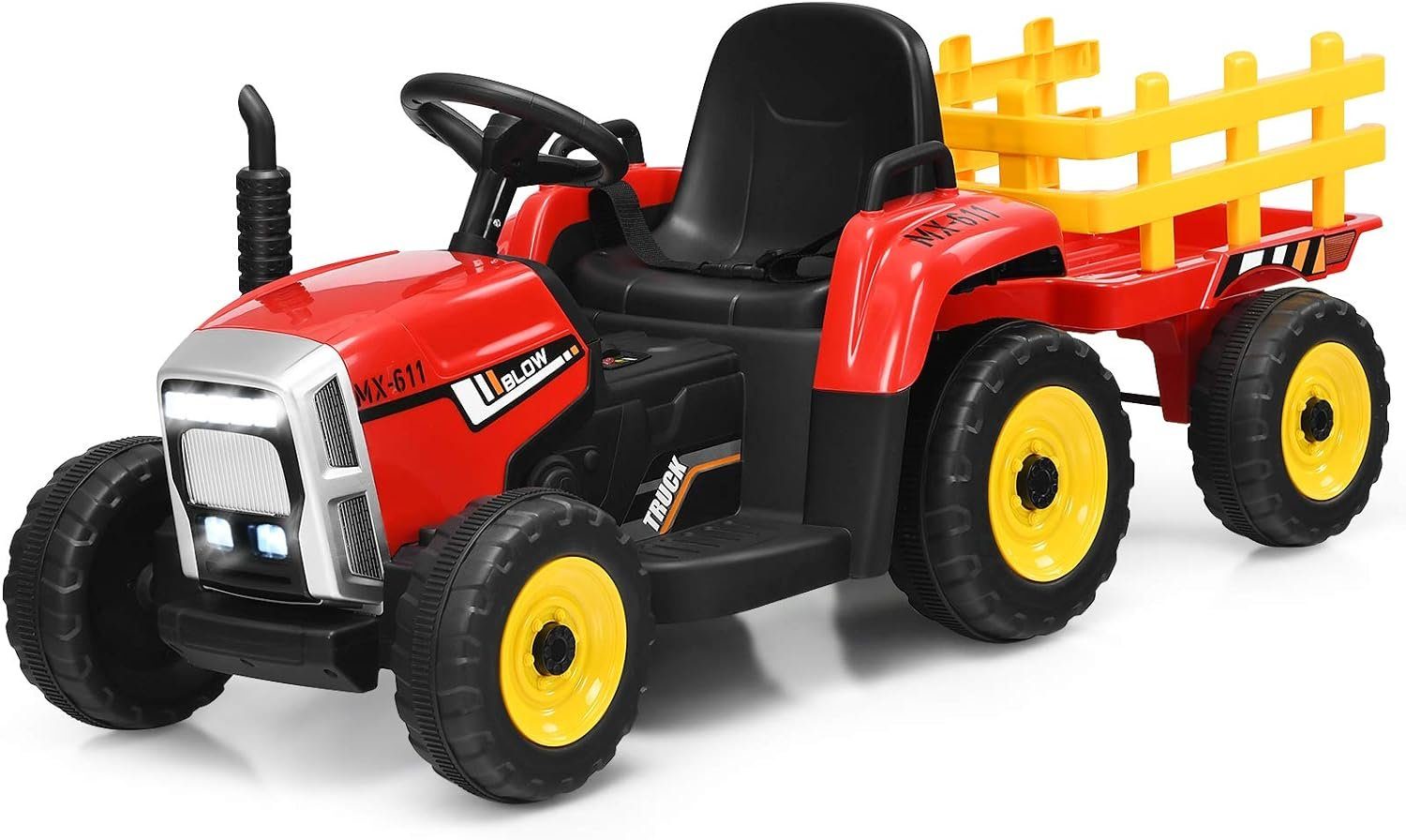 KOMFOTTEU electric children's car tractor, 30 kg load capacity, from 3 years