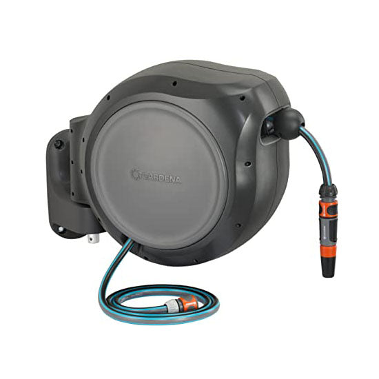 83 Foot Wall Mounted Reel, gray