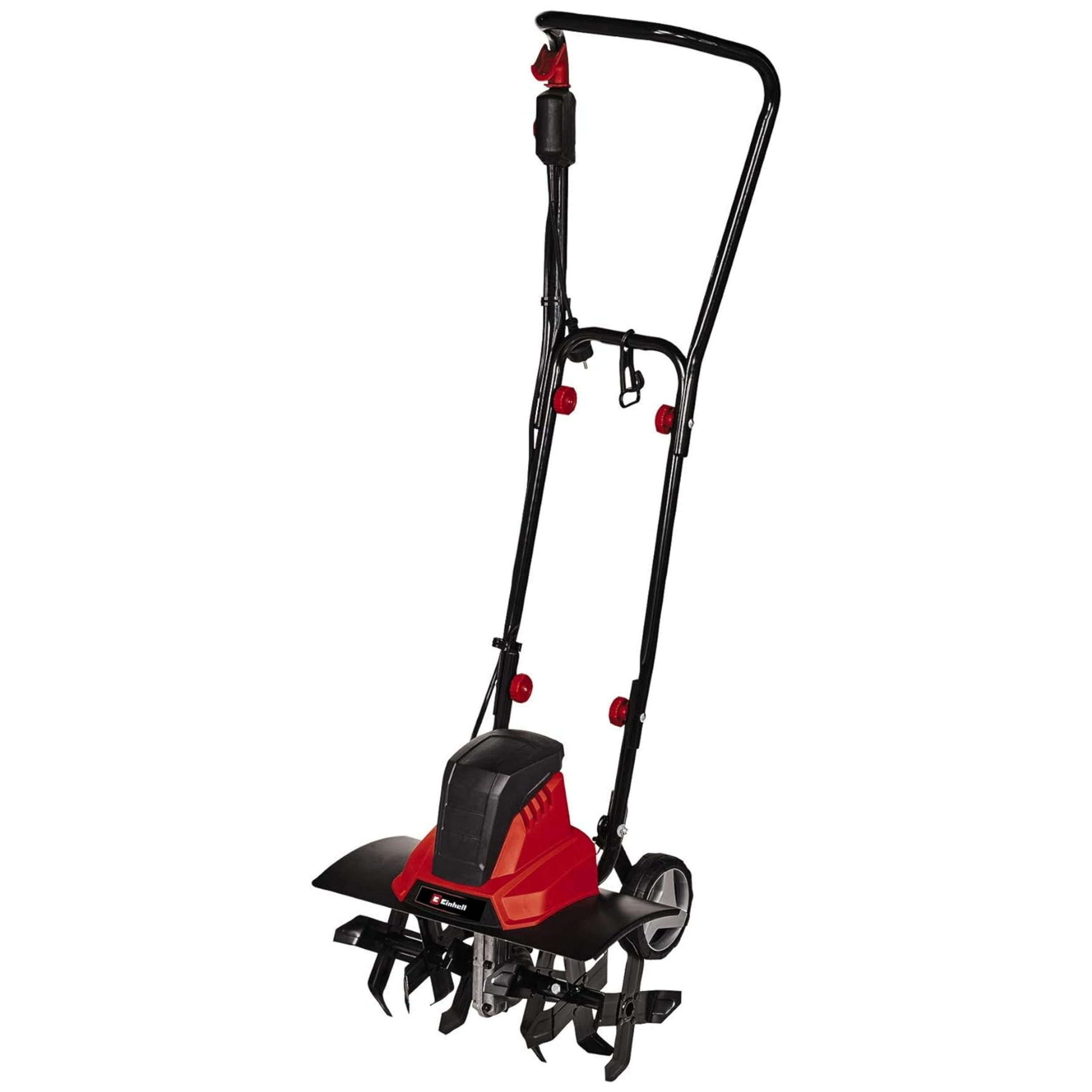 Einhell GC-RT 1545 M electric tiller (1,500 W power, serial motor, 2-point safety switch, anti-overload clutch, folding handlebars, robust tillers)