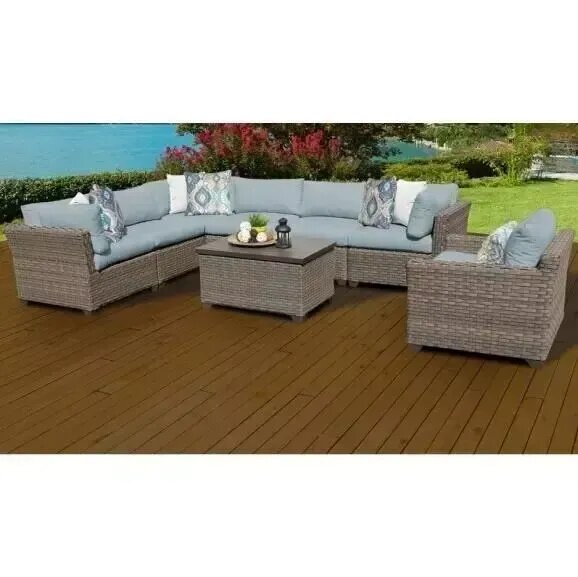 Rochford 8 Piece Sectional Seating Group with Cushions