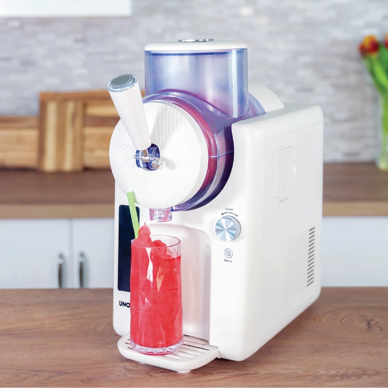 Unold Sofie 2-in-1 Soft Serve Ice Cream Maker and Slush Machine 48950 - Gelato at Home - 5 Frozen Dessert Programmes - 2L - 150W Self-Cooling Electric Compressor