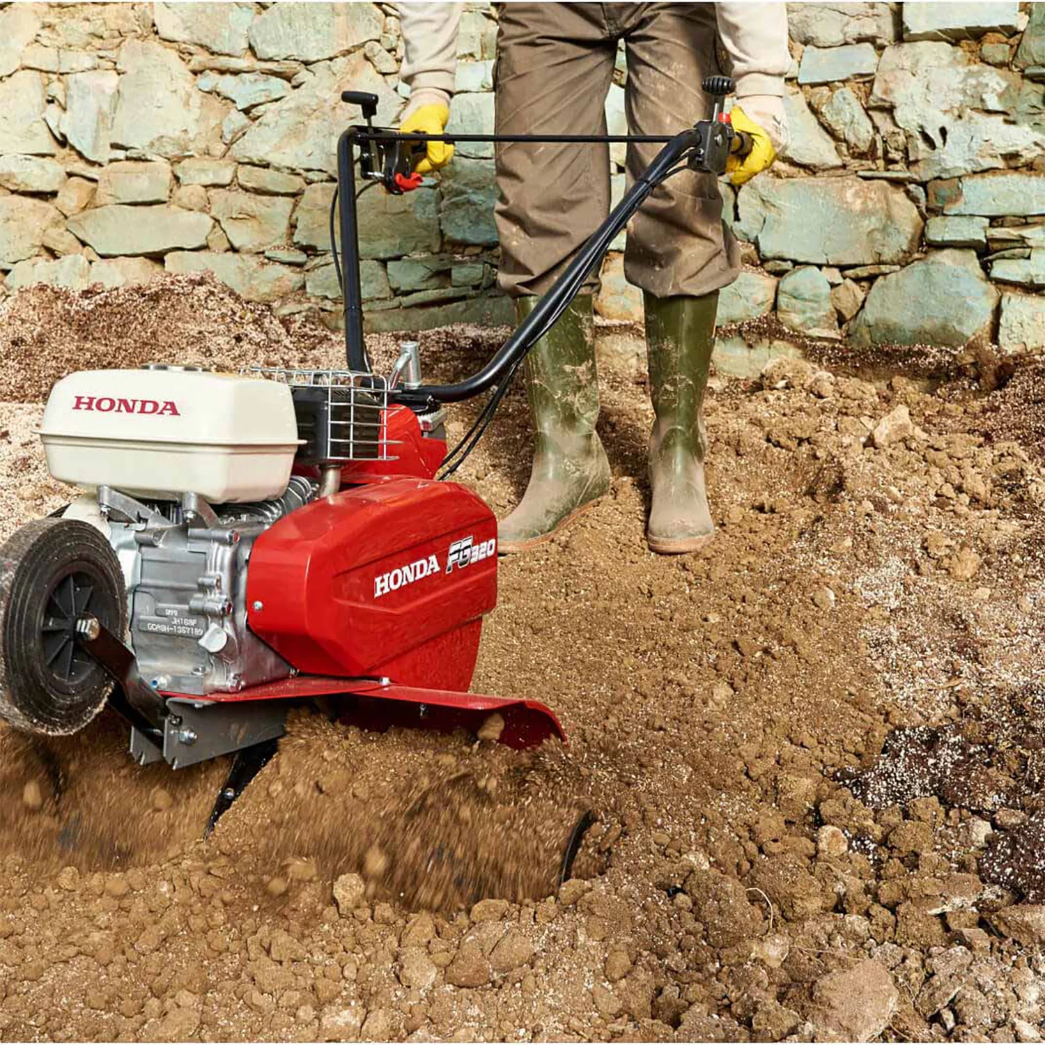 Honda FG 320 Motor tiller for domestic use, recoil, width 800 mm, 2 speeds