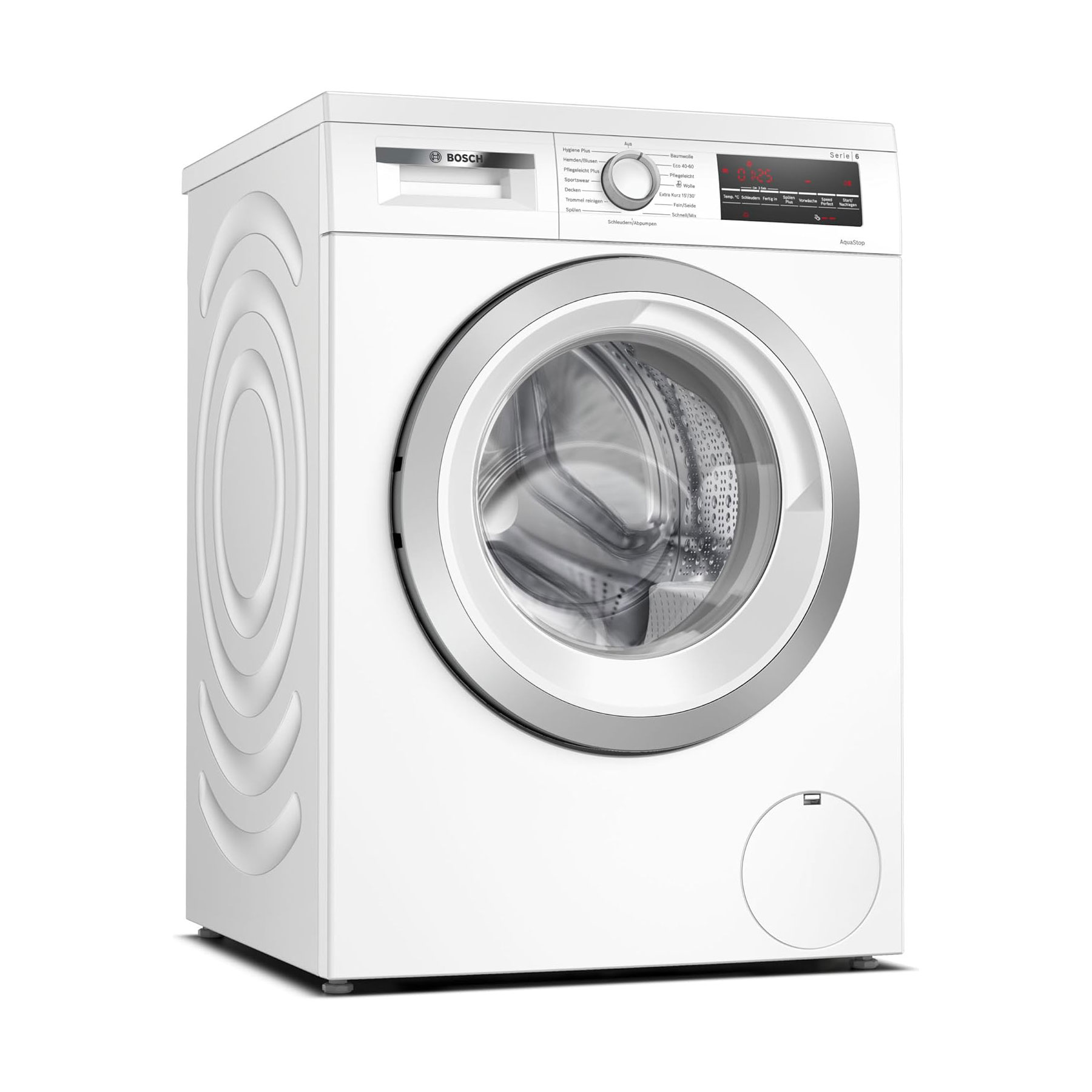 Bosch WUU28T70 Series 6 Washing Machine, 8 kg, 1400 rpm, Undermountable, Quick Wash with SpeedPerfect, Refill Function, Hygiene Plus, Vario Drum, Quiet Thanks to EcoSilence Drive, LED Display, White [Energy Class B]