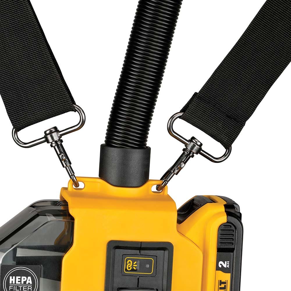 DEWALT 18V Brushless 1 x 2.0Ah Universal Dust Extractor Kit DWH161D1-XE