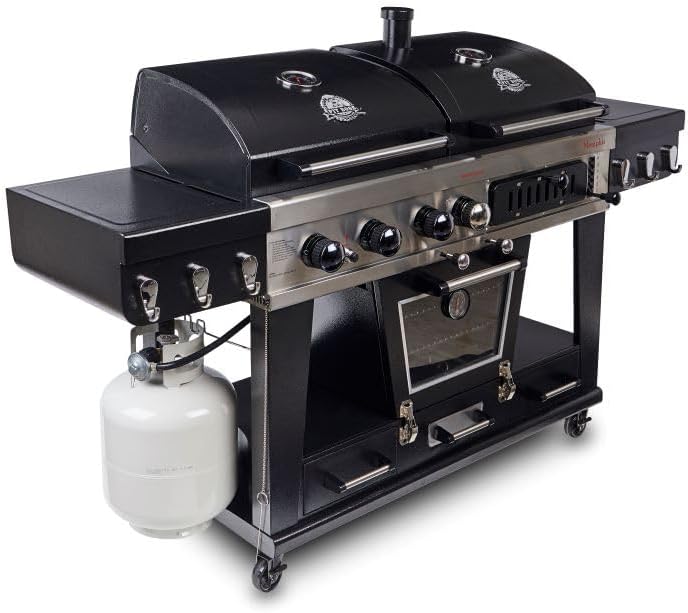 Pit Boss Memphis Ultimate 4-in-1 Gas and Charcoal Smoker Grill