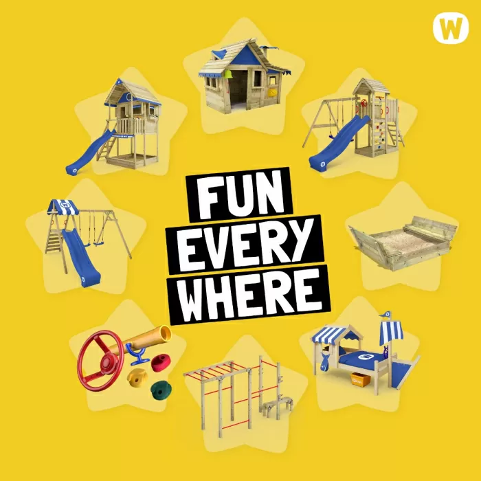 Wooden climbing frame Wickey Smart Camp