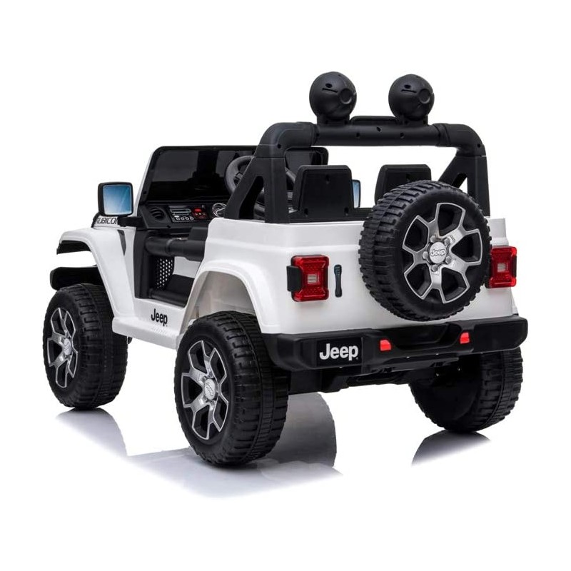 Auto Elettrica Macchina per Bambini 2 Posti Jeep Wrangler Rubicon 12V con Telecomando