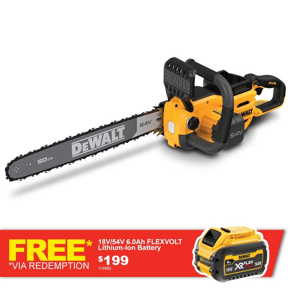 DEWALT 54V 500mm Chainsaw Skin DCMCS575N-XE
