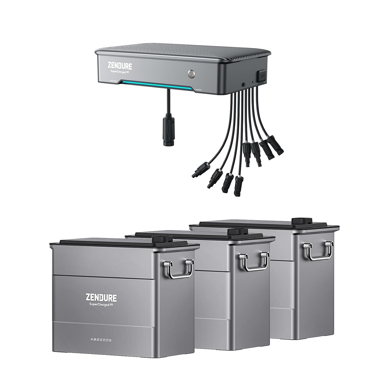 Zendure SolarFlow Balkonkraftwerk mit Speicher, Hyper 2000 mit 1800W Solar Eingang