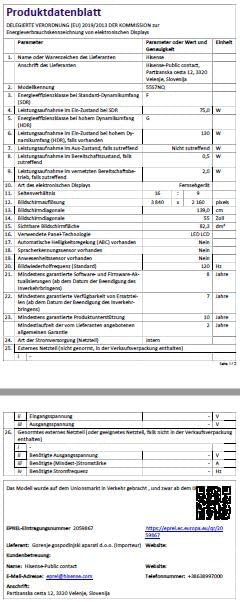 Hisense 65U7NQ 164cm (65-inch) TV