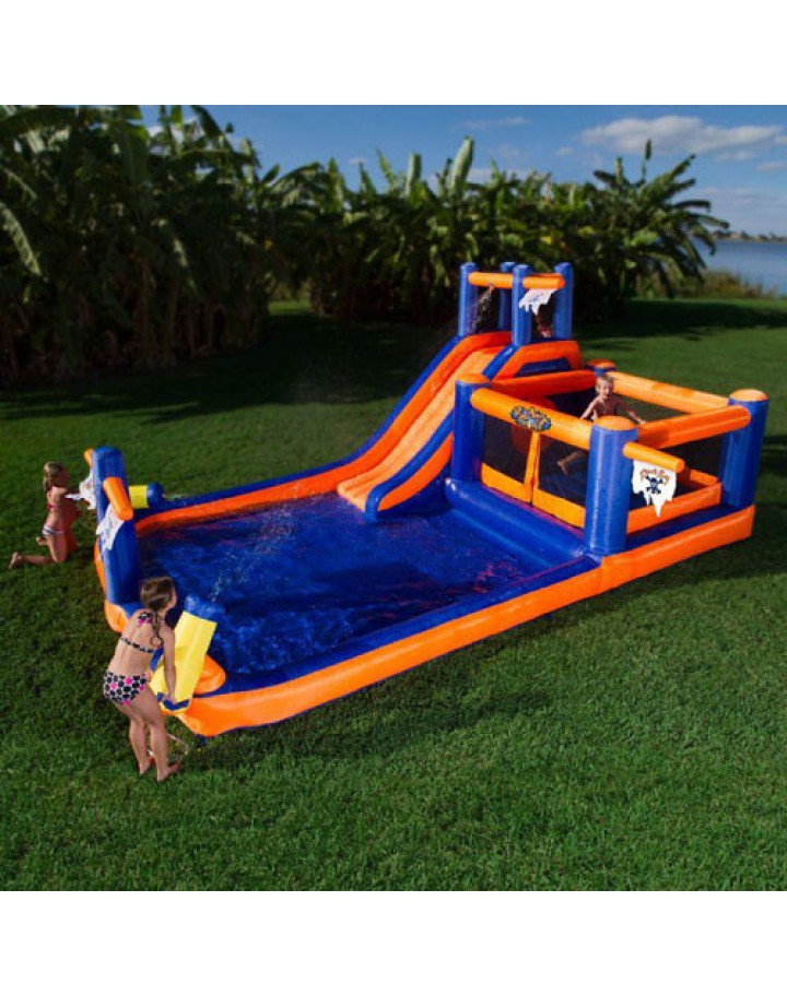 The Pirates Bay Inflatable Play Park by Blast Zone