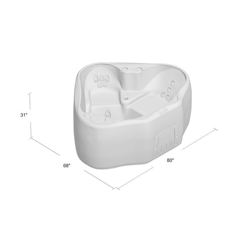 Aquarest Spas, Powered By Jacuzzi? Pumps 2 - Person 20 - Jet Oval Plug And Play Hot Tub