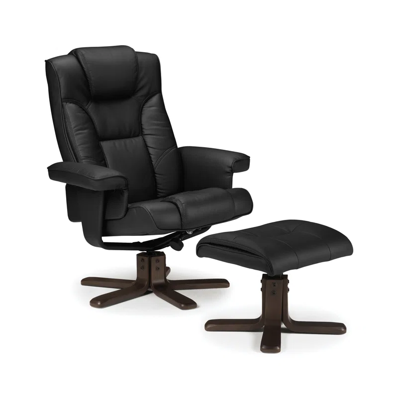 Guillot Swivel Recliner with Footstool