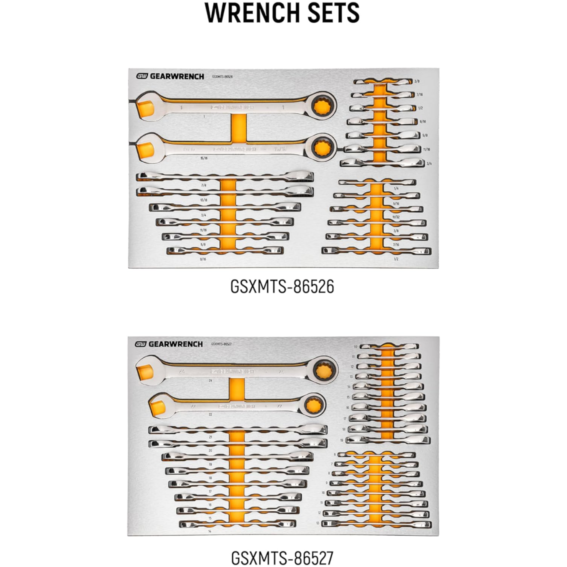 GEARWRENCH 1268 Piece Master Mechanics Tool Set in Premium Modular Foam Trays with GSX Mobile Tool Storage