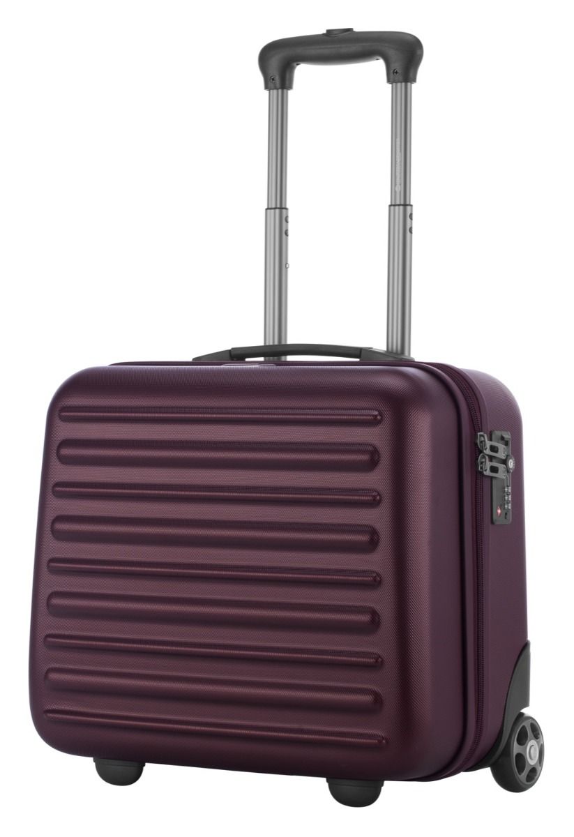 Tegel - pilot trolley hard shell bronze matt metallic, TSA, 38 cm, 32 liters