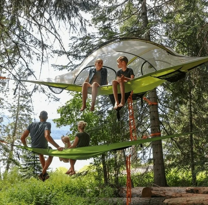 MULTI-PERSON HAMMOCK- PATENTED 3 POINT DESIGN