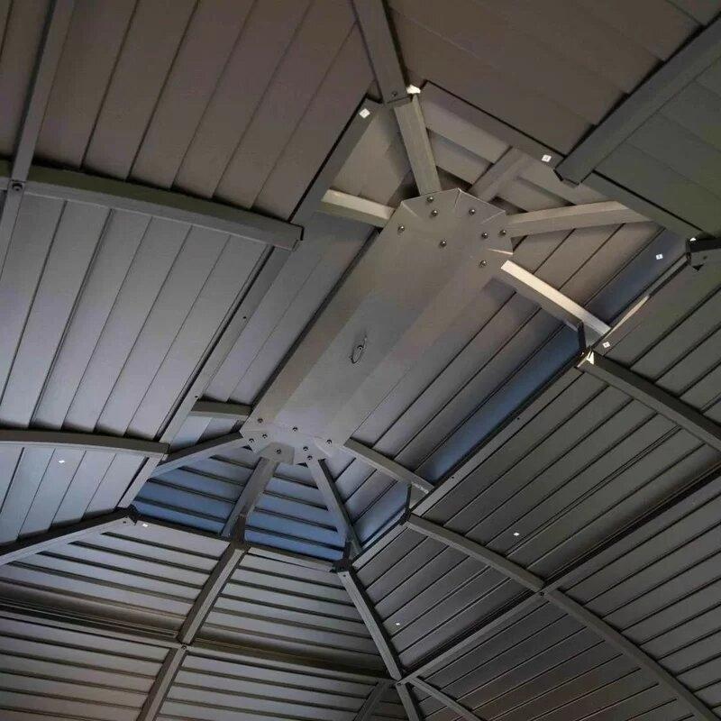 Barreras 12 Ft. W x 10 Ft. D Aluminum Patio Gazebo