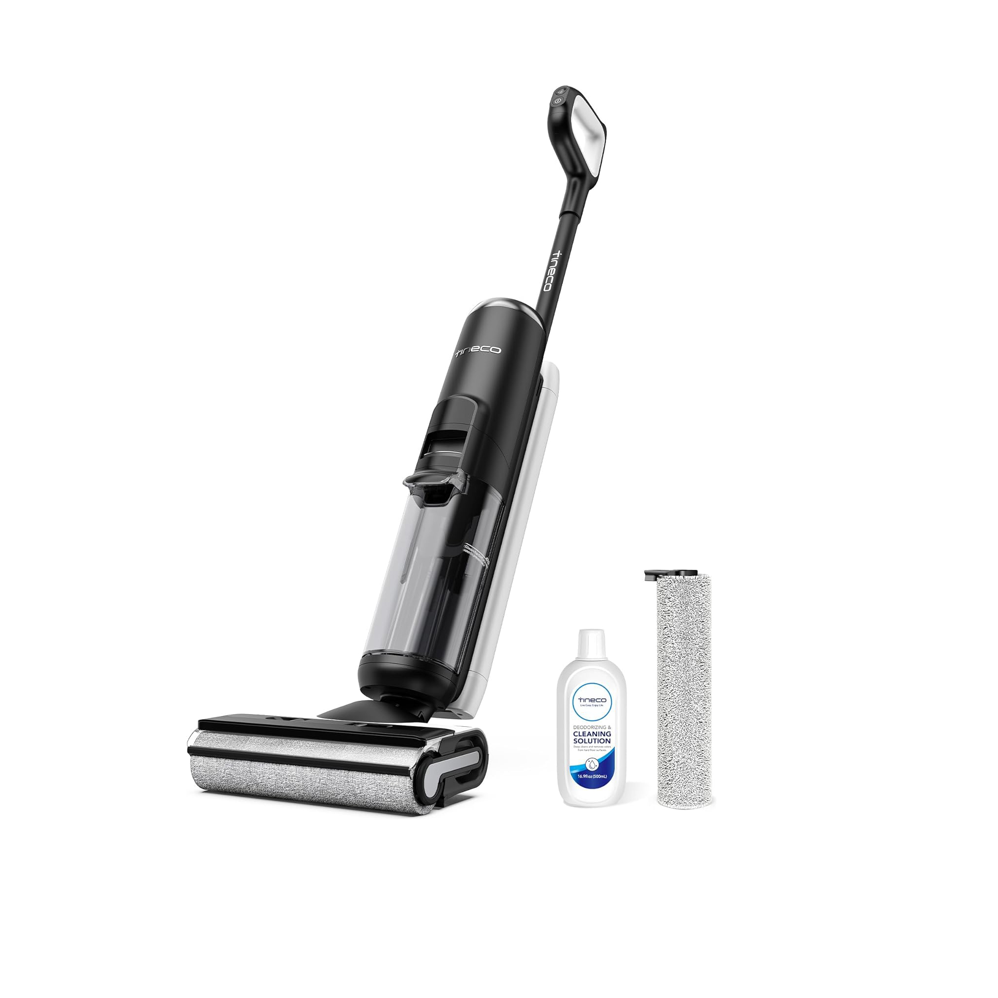 Tineco Floor One S6 Wet/Dry Vacuum Cleaner, Cordless Wet Dry Vacuum Cleaner, Battery Suction Mop with LED Display, All-in-One Vacuum Cleaner with Wiping Function, 35 Minutes Running Time for Hard