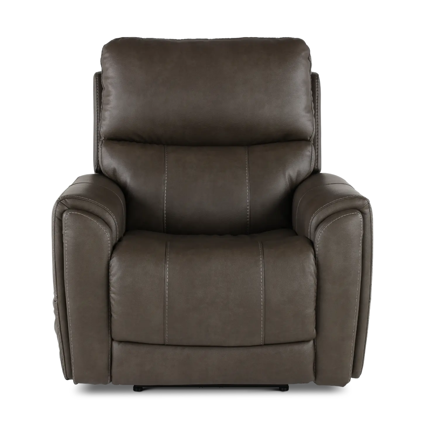 Gray Power Recliner with Massage
