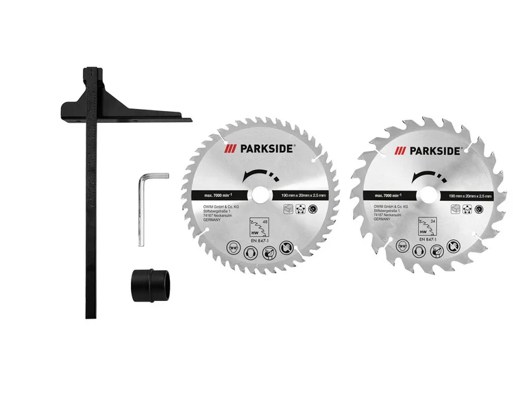 PARKSIDE Scie circulaire PHKS 1350 E4, 1350 W
