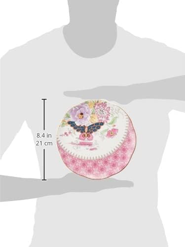 Wedgwood Butterfly Bloom Set of 4 Plates 20cm, Multicoloured, 8.25