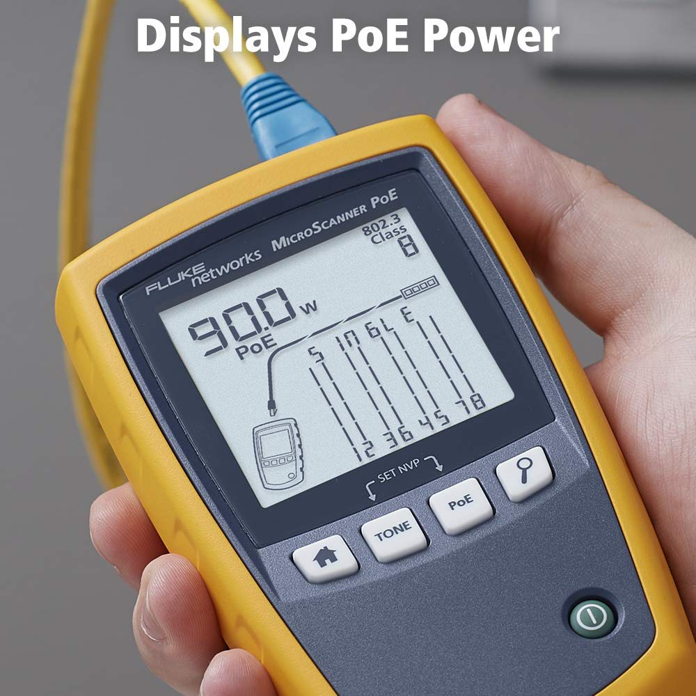 Fluke Networks MS-POE MicroScanner POE Cable Verifier