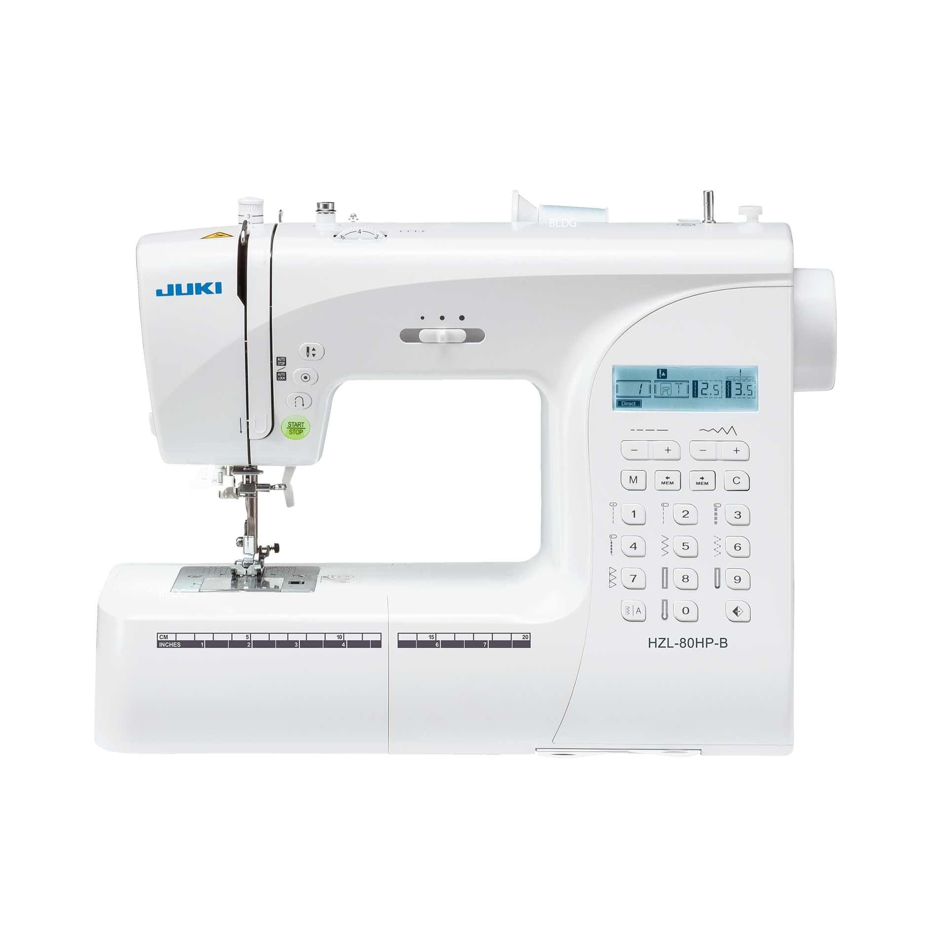 Juki HZL-80HP-B Machine à Coudre Electronique, Métal, Blanc, 40 x 18,8 x 29 cm