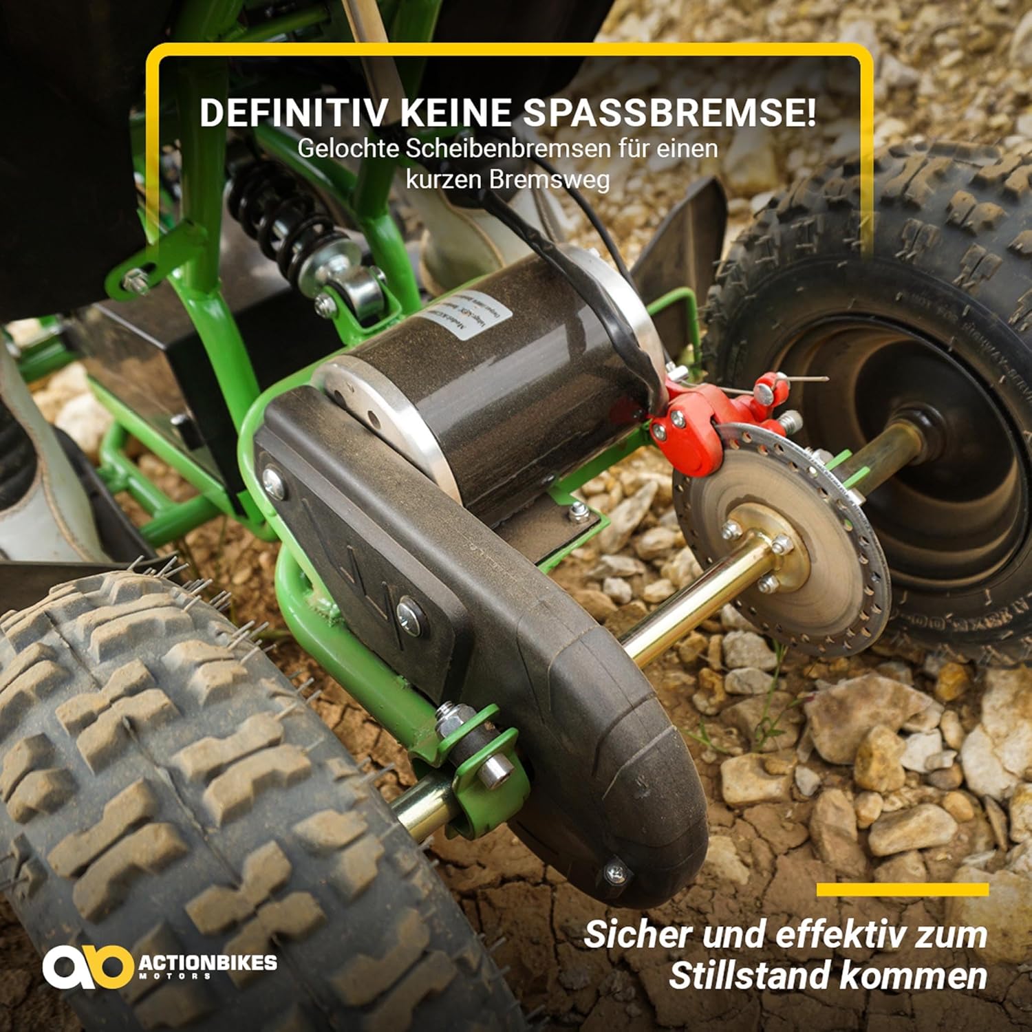 Actionbikes Motors Kids Quad Electric ATV Racer