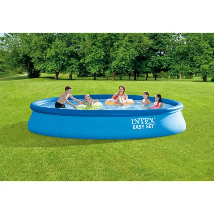 Intex - 28158NP - Kit piscine easy set autoportante ø 4,57 x 0,84m