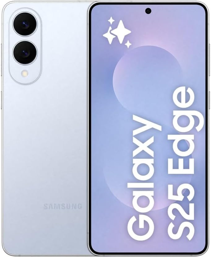 Samsung Galaxy S25 Edge AI Smartphone, Galaxy AI, Android Smartphone, 12GB Memory, 512GB Storage, 200 MP Camera, Long Battery Life, Titanium JetBlack, 3 Year Samsung Extended Warranty