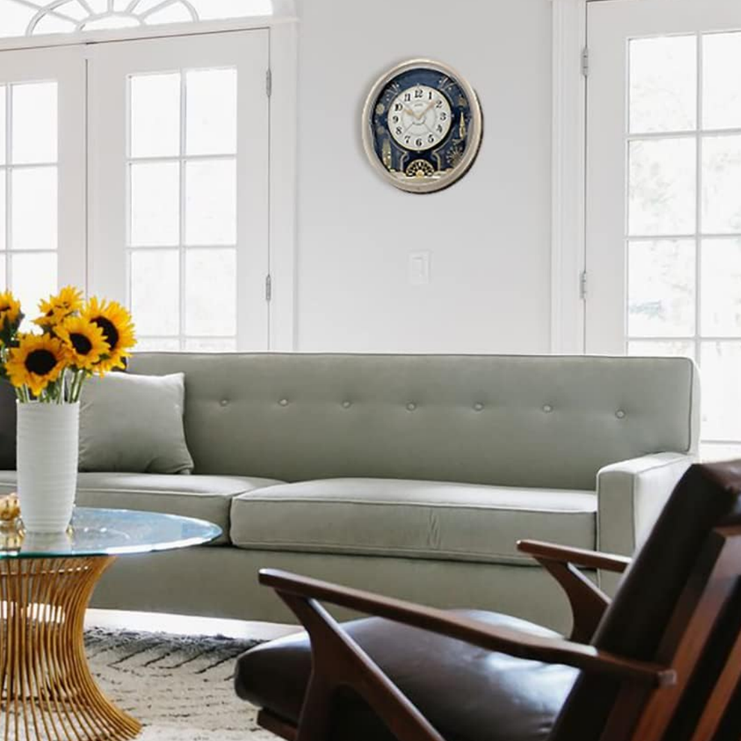 SEIKO Melodies in Motion Wall Clock, Starry Night