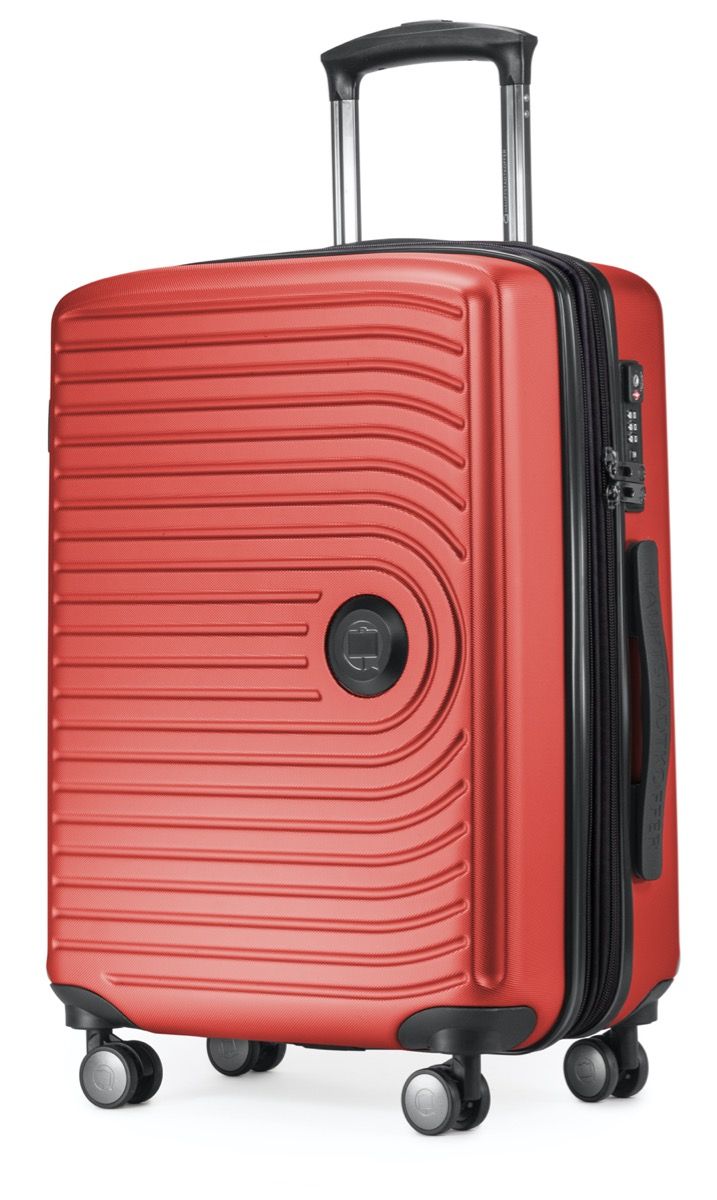 MITTE - hand luggage hard shell matt, XXL extension, TSA, 55 cm, 55 liters