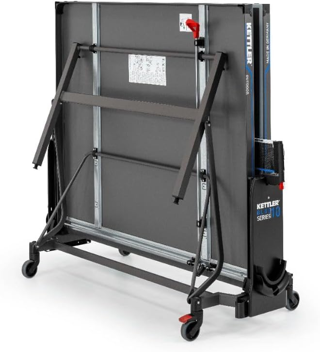 KETTLER K10 Outdoor Professional Table Tennis Table | Quality - Made in Germany (TÜV-tested) | Weatherproof | Foldable & Easy to Store | 6 mm Melamine Resin Plate | Safe Delivery | Easy Assembly