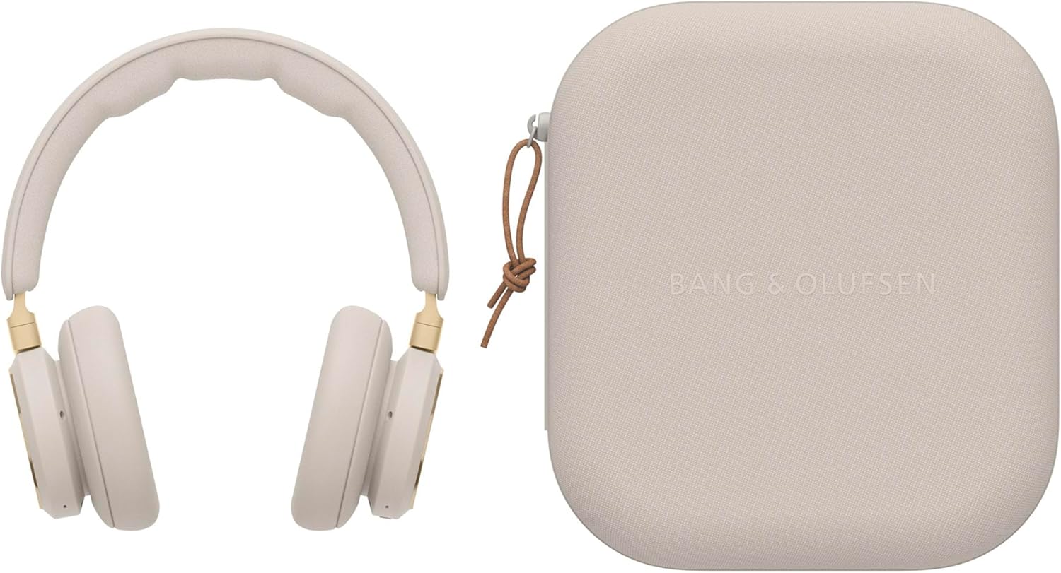 Bang & Olufsen Beoplay HX - Wireless Bluetooth Over-Ear Active Noise Cancelling Headphones with Microphone - Gold Tone, One Size