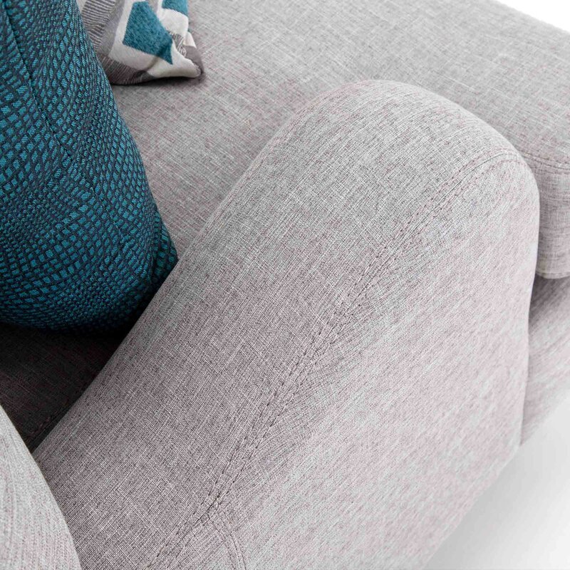 Rosalie 93 Recessed Arm Sofa