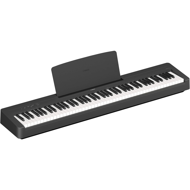 Yamaha DGX670B 88-Key Weighted Digital Piano (Black) and Yamaha LP1B 3-Pedal Unit for P225, P125, P121, P515, PS500 and DGX670 (Black)