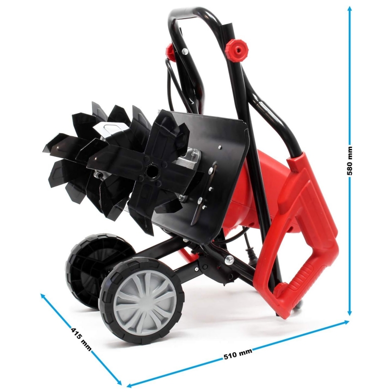 Electric tiller 1500W No-load speed 400 rpm Working depth 220mm Hoeing Weeding