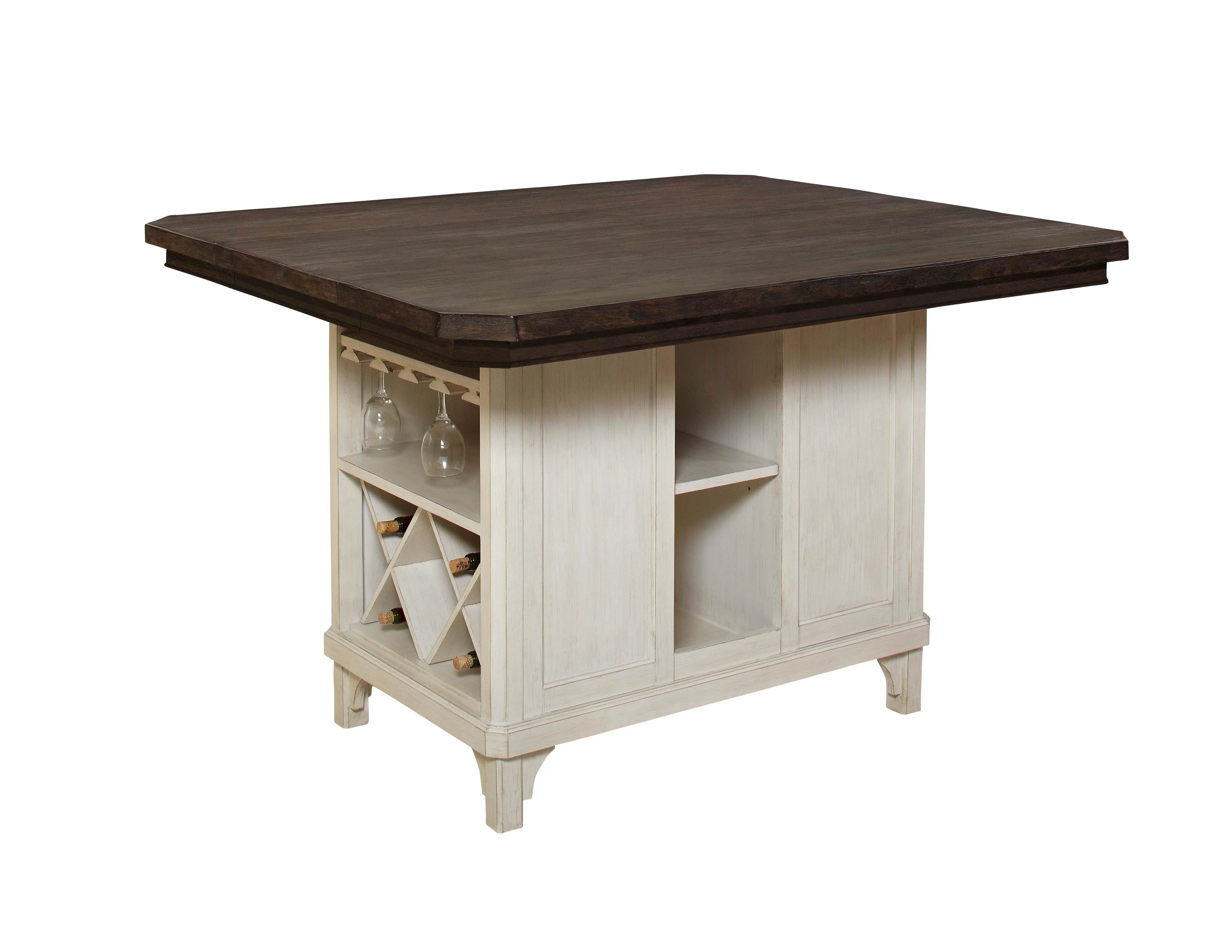 Mystic 5-Pc Kitchen Island Dining Set Extendable (30-48)