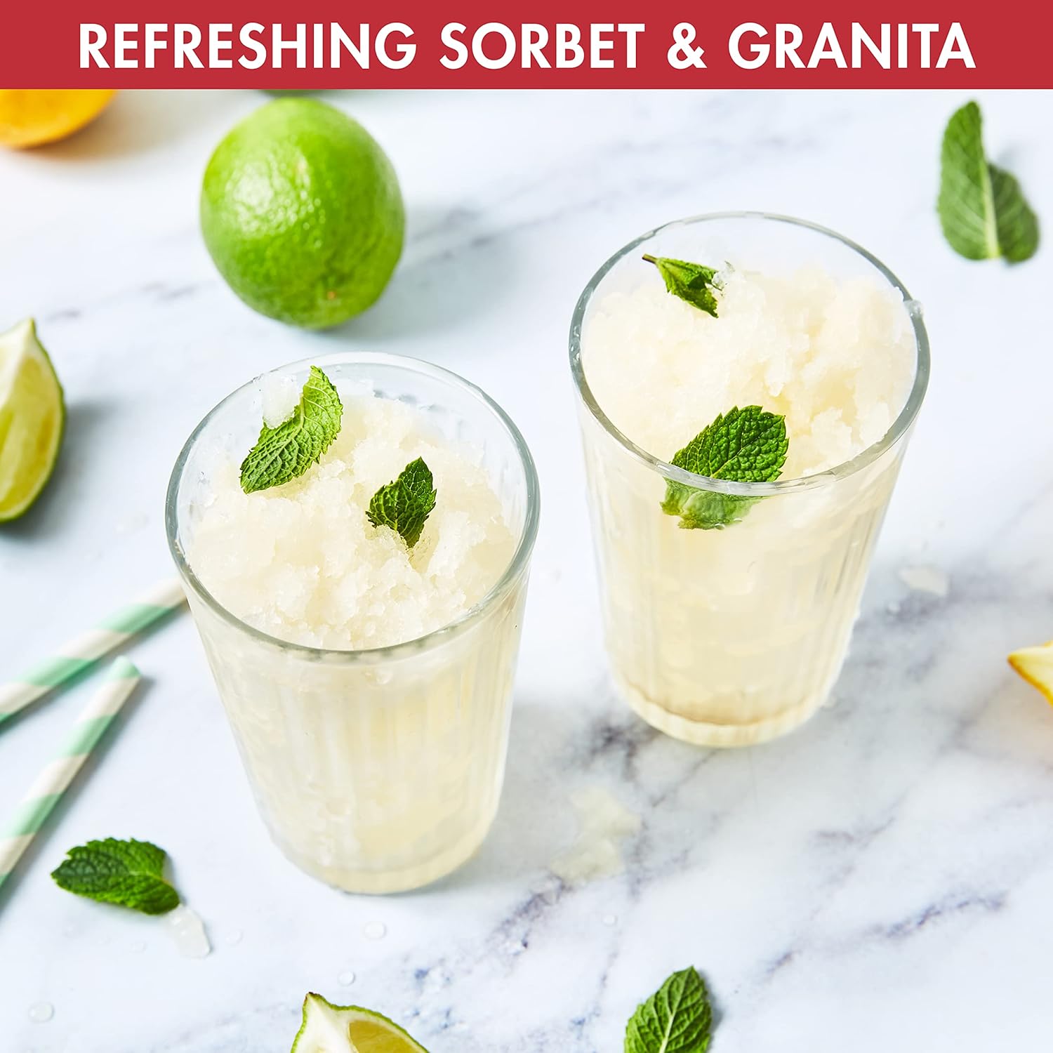 Magimix Gelato Expert | Frozen Dessert Maker with Built In Compressor | 2 x 2 L bowls | Makes Ice Cream, Gelato, Granita, Frozen Yoghurt, Sorbets | Satin, 11680