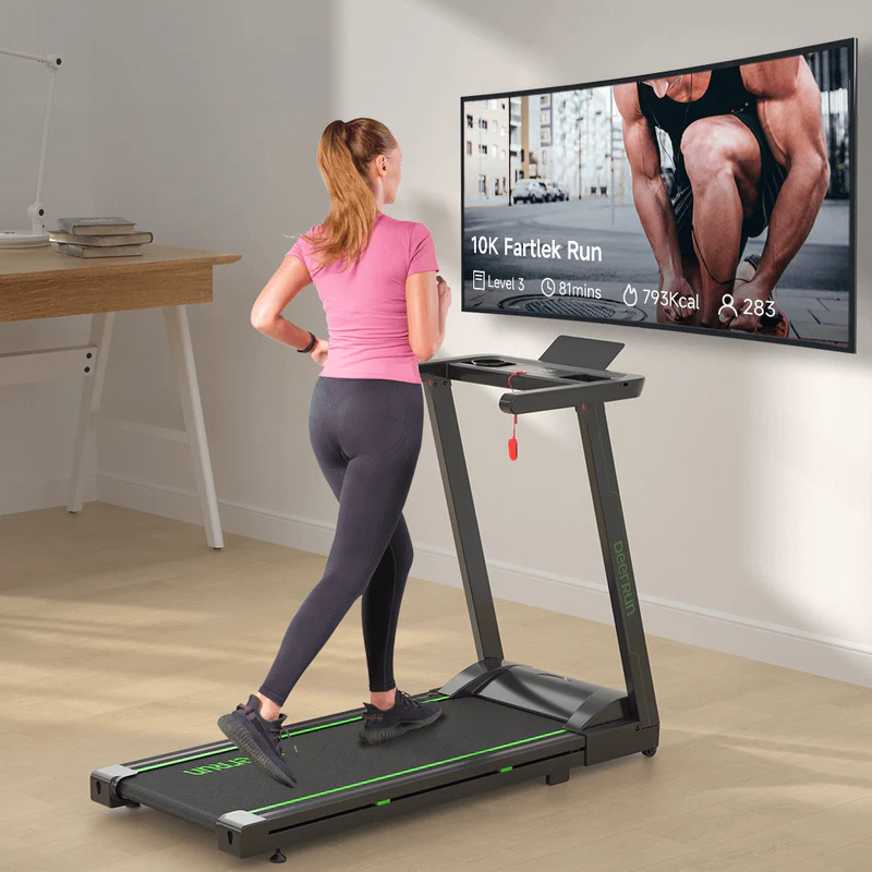 DeerRun A1 Smart Green Foldable Treadmill