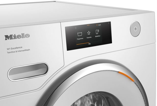 Miele W1 White Edition 2.3 Cu. Ft. Lotus White Front Load Washer