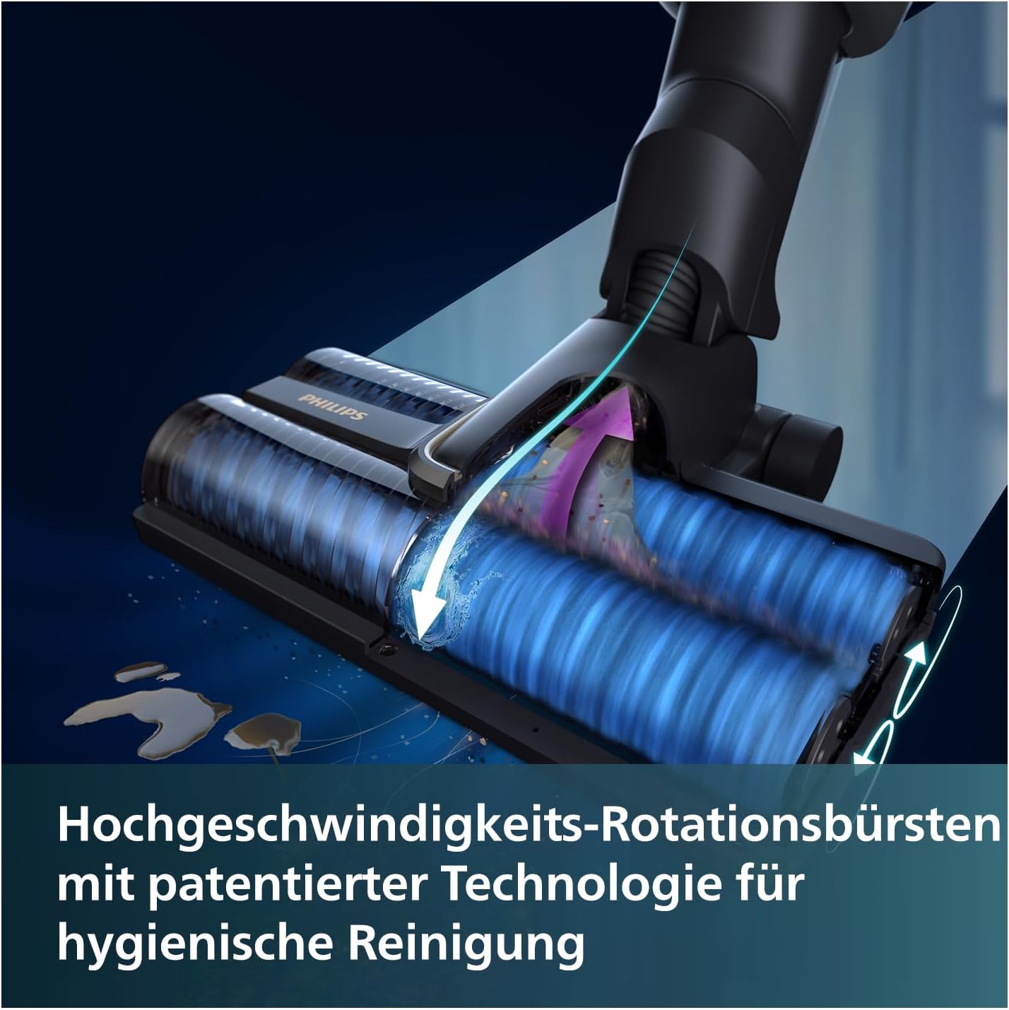 Philips Kabelloser Nass-Trockensauger AquaTrio 9000 Series