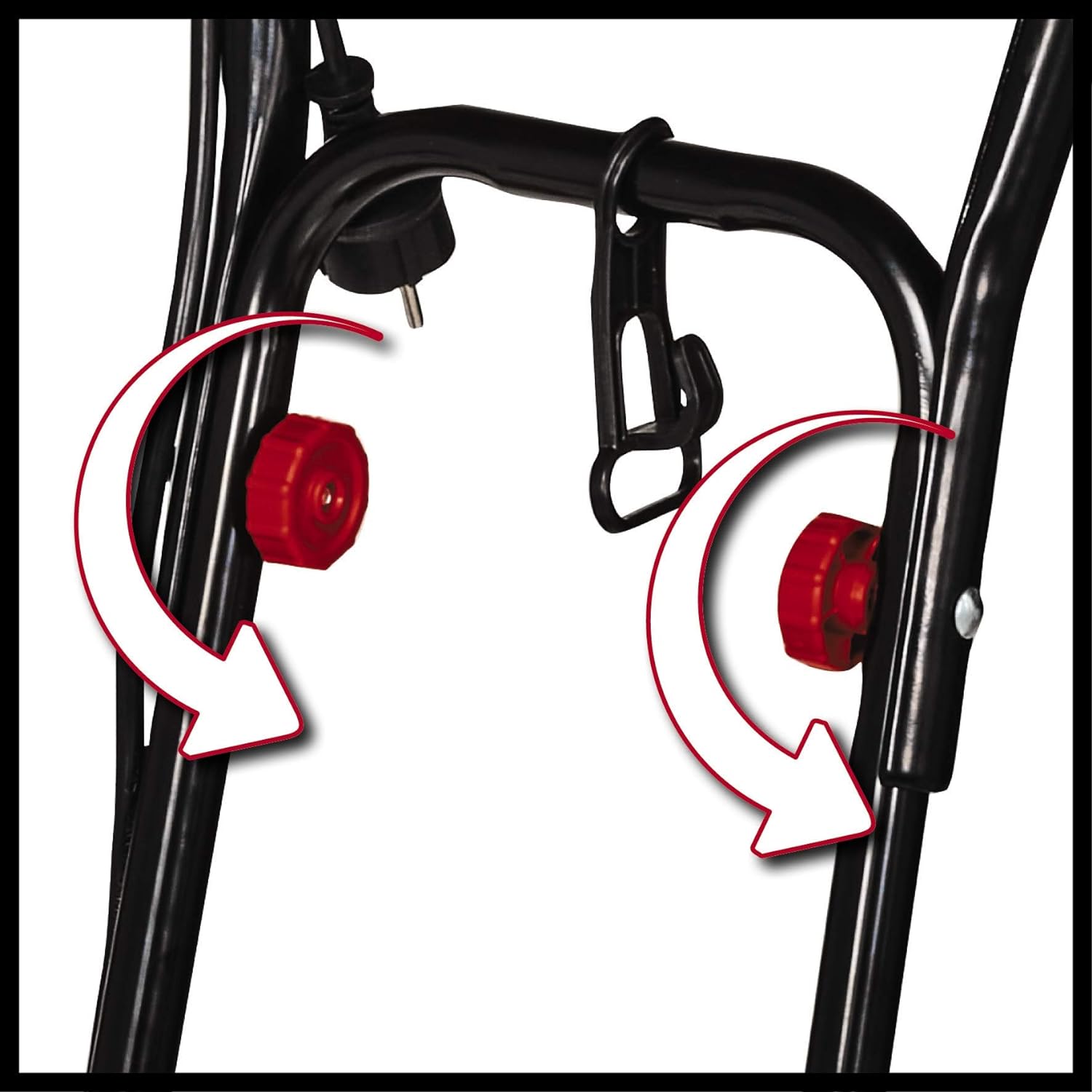 Einhell GC-RT 1545 M electric tiller (1,500 W power, serial motor, 2-point safety switch, anti-overload clutch, folding handlebars, robust tillers)