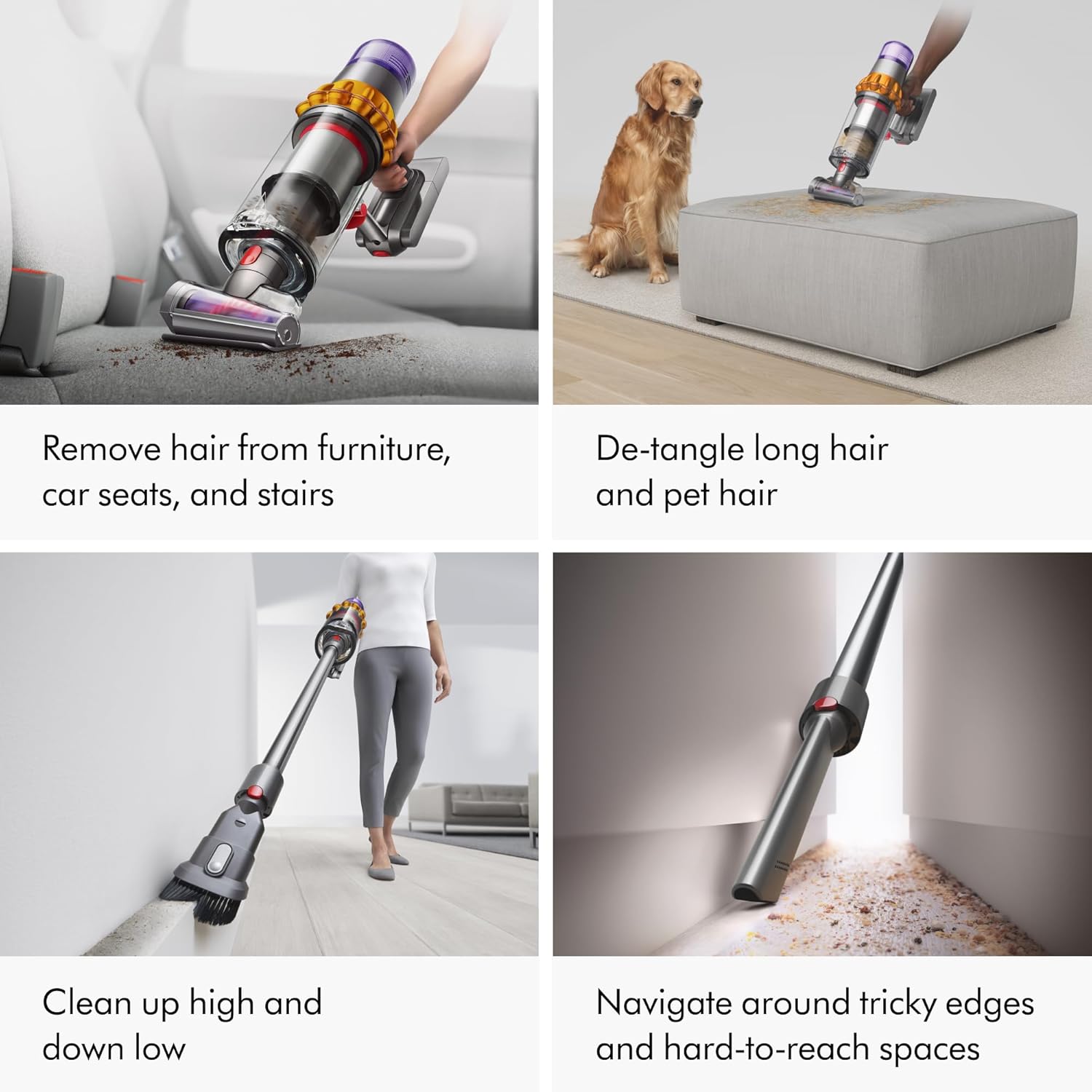 Dyson V15s Detect Submarine​ Wet Dry Vacuum, Yellow/Nickel