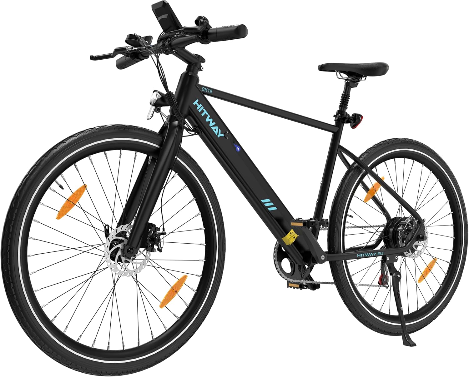 HITWAY E Bike 27.5 Inch Electric Bicycle, 700c E City Bike Pedelec with 36 V 12 Ah Removable Battery, 250 W Motor, 7 Speed Electric Mountain Bike, MTB Ebike for Adults, Range 45-80 km