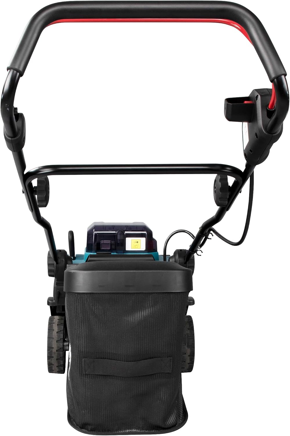 Makita DLM382PM2 Cordless Lawnmower 2 x 18 V / 4.0 Ah, 2 Batteries + Double Charger, 36 V, Petrol Blue