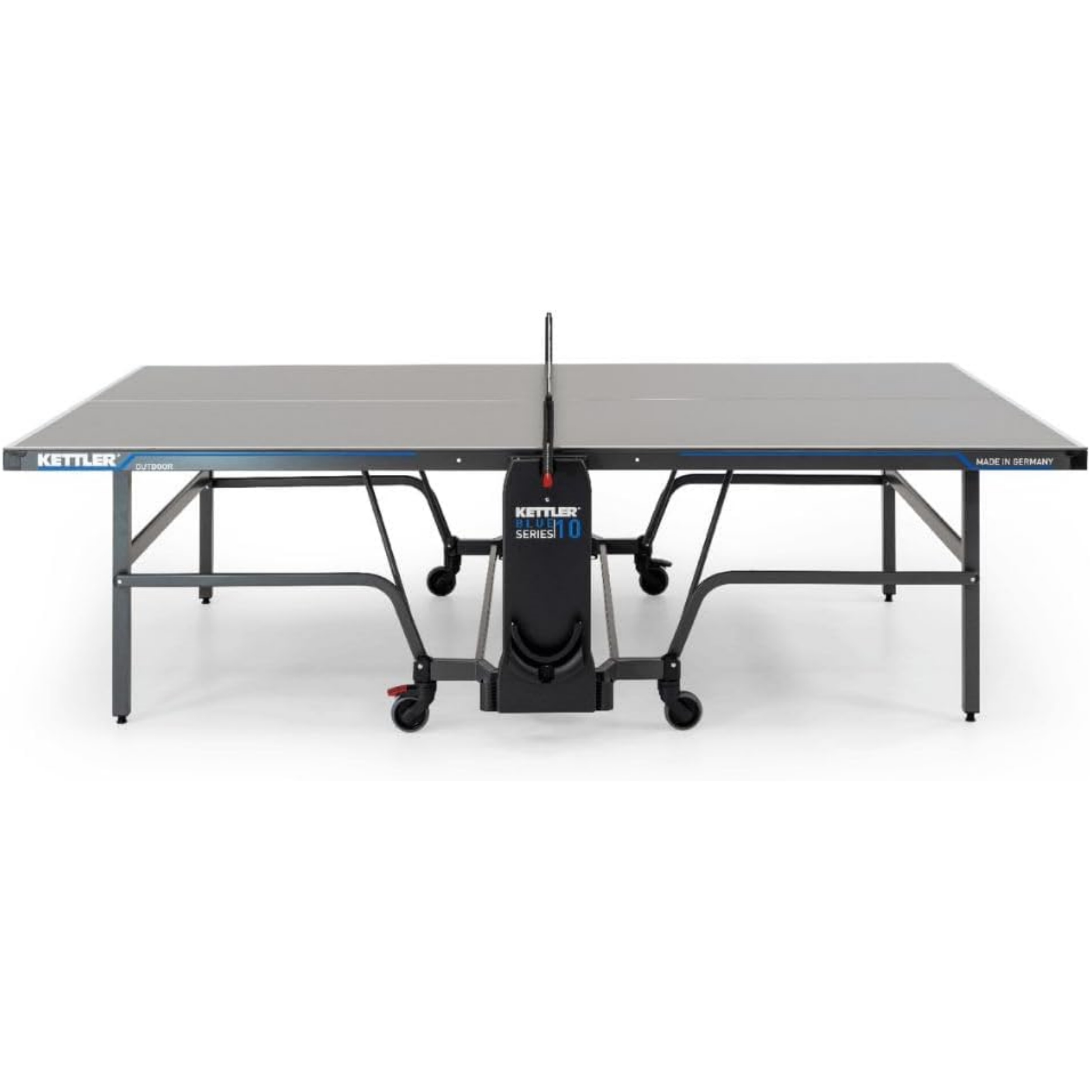 KETTLER K10 Outdoor Professional Table Tennis Table | Quality - Made in Germany (TÜV-tested) | Weatherproof | Foldable & Easy to Store | 6 mm Melamine Resin Plate | Safe Delivery | Easy Assembly
