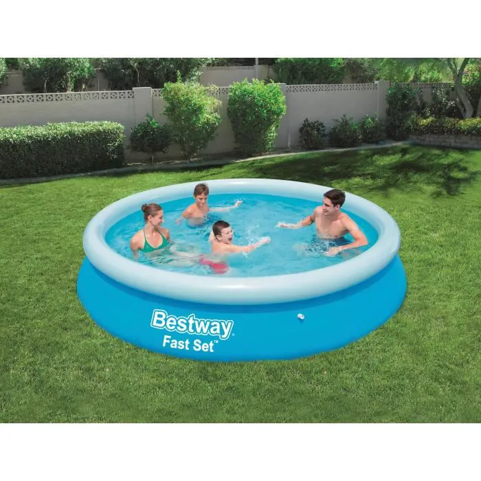 BESTWAY Kit piscine ronde Fast Set Pools - Ø 366 x H 76 cm